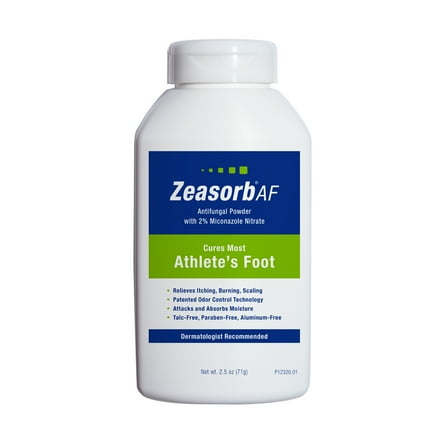 Zeasorb Antifungal Athlete's Foot Powder, 2.5oz, 1 Count