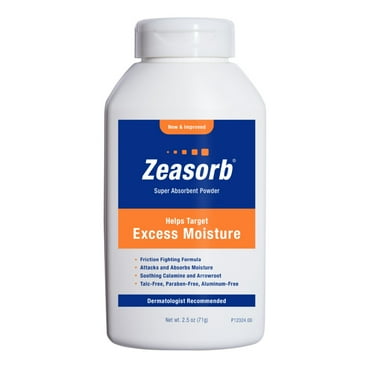 Zeasorb Prevention Foot & Body Powder, Absorb Excess Sweat & Moisture, 2.5 oz