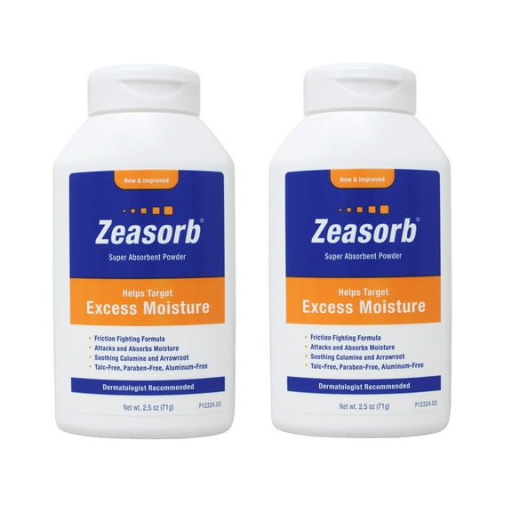 Zeasorb Prevention Super Absorbent Powder 2.5oz (Pack of 2)