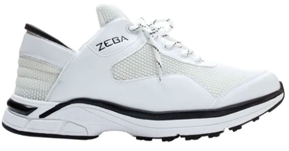 Zeba Men's Hands Free SlipOn Walking Shoes (Arctic White, 11 XWide
