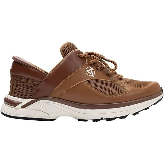 Zeba Men's Hands Free Slip-On Walking Shoes (Brown, 9 X-Wide)