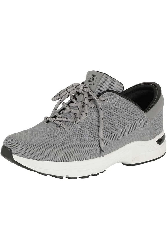 Men's Hands Free Slip-On Walking Shoes (Stone Gray, 8.5)