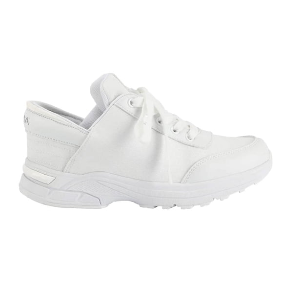 Zeba Women's Hands Free Slip-On Walking Shoes (Snow White, 7.5)