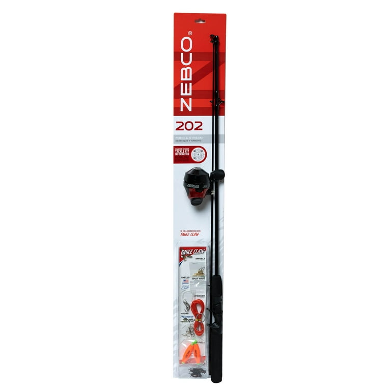 Zebco 202 5-foot 6-inch Medium Light Freshwater Spincast Rod and