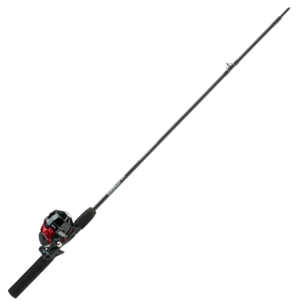 Zebco 202 Spincast Reel and Fishing Rod Combo, 5-Foot 6-Inch 2-Piece  Fishing Pole, Size 30 Reel, Right-Hand Retrieve, Pre-Spooled with 10-Pound  Cajun Line, Black/Red 