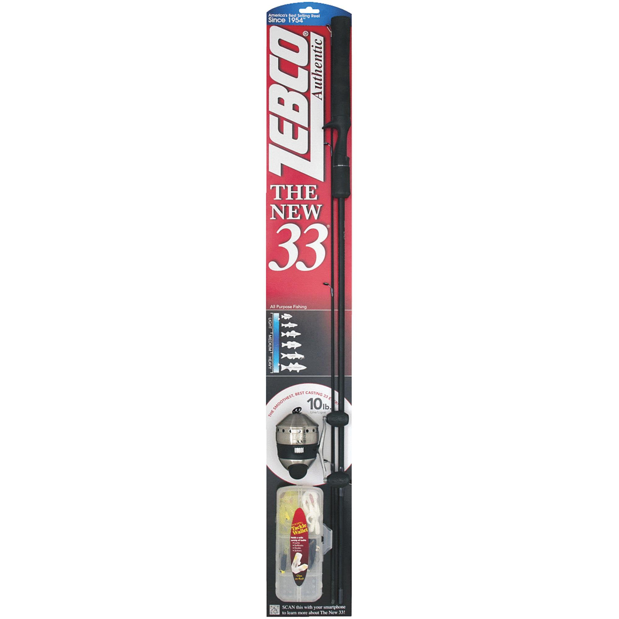 Zebco 33 Packaged Spincast Rod and Reel Combo 