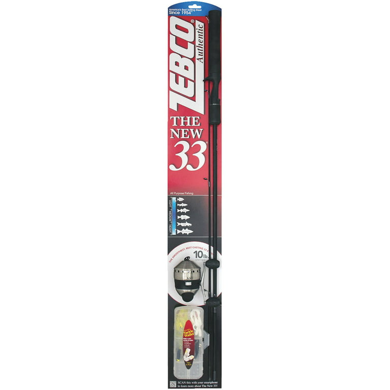 Zebco 33 Packaged Spincast Rod and Reel Combo