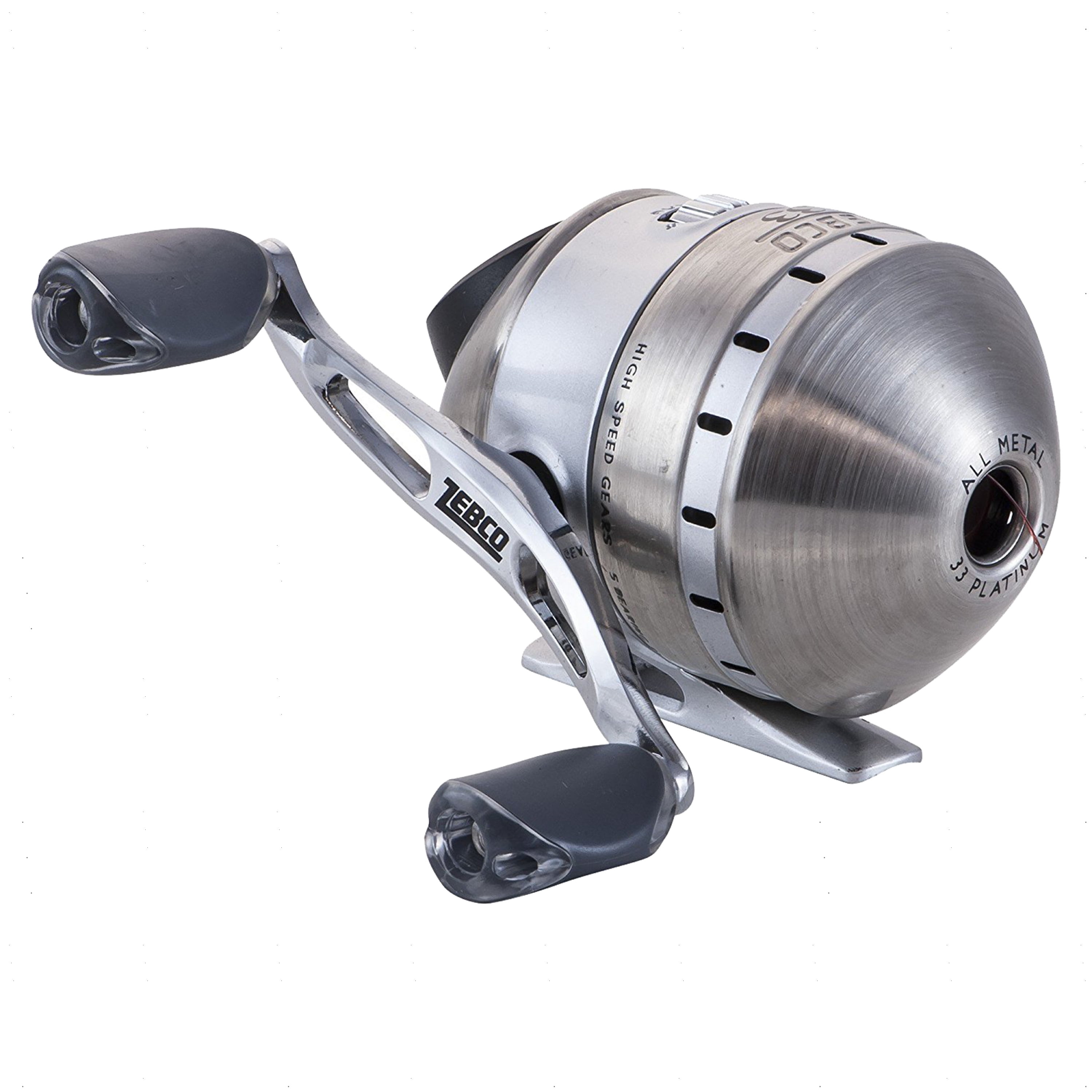 Zebco 33 Platinum Spincast Fishing Reel, Gear Ratio, Closed