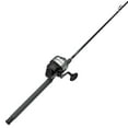 Zebco 808 Boss Hawg Spincast Reel and Fiberglass Fishing Rod Combo, 7ft