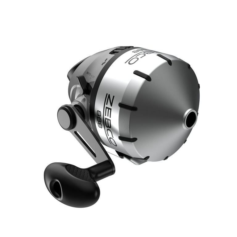 Zebco 888 Spincast Fishing Reel, Size 80 Reel, Silver - Walmart.com
