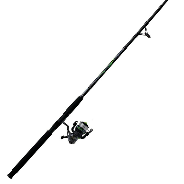 Zebco Big Cat Spinnging Reel and Fishing Rod Combo, Size 50 Reel, 7-Foot  2-Piece Mediuam-Heavy Pole, Pre-Spooled with 15-Pound Fishing Line