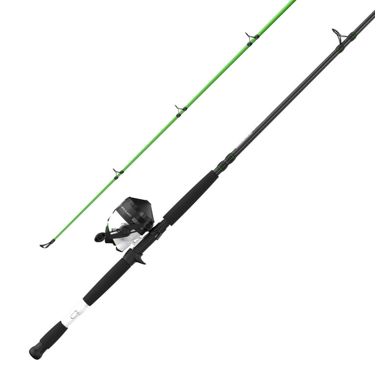 Zebco Bite Alert Spincast Reel and Fishing Rod Combo, 7-Foot 2