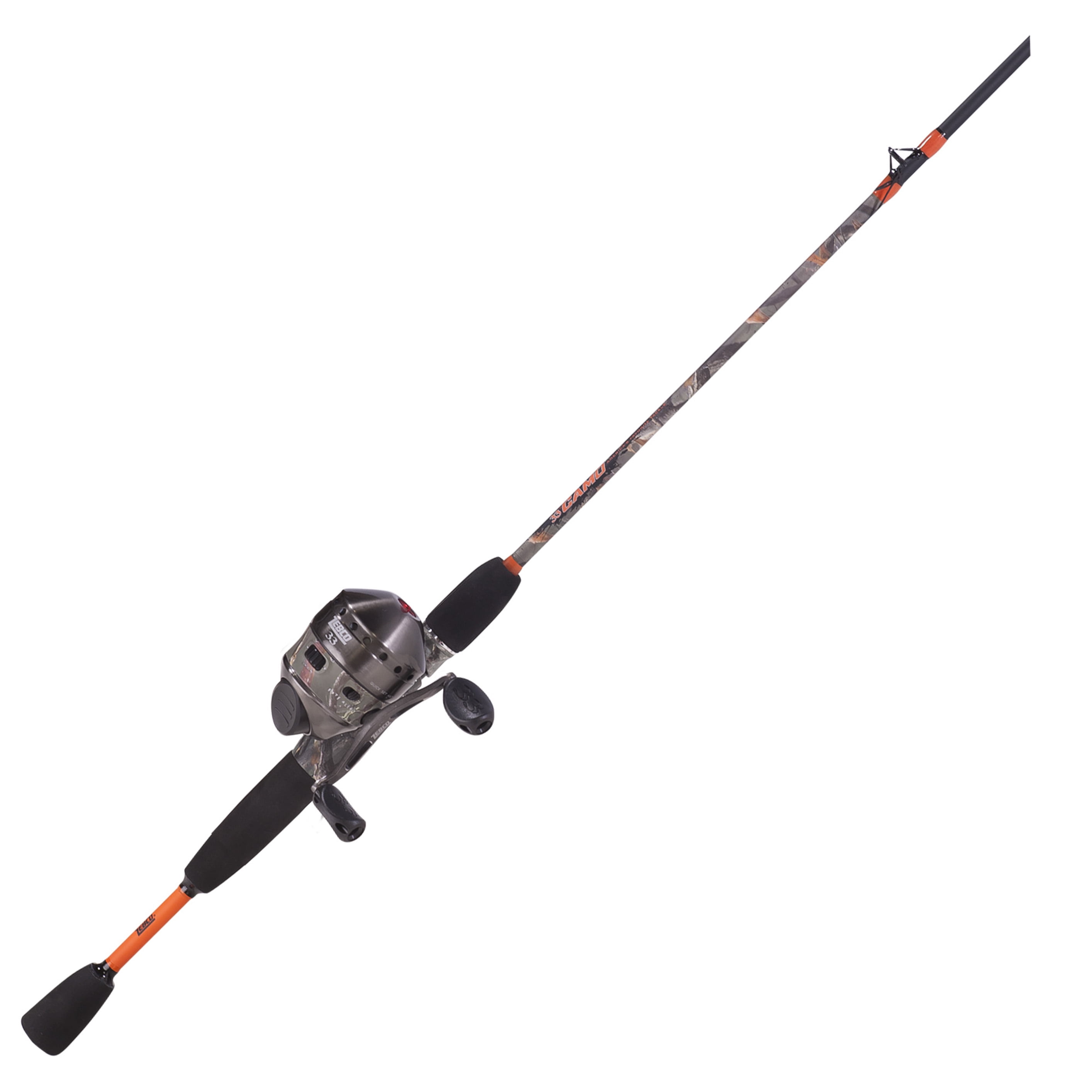 33 Custom-Z Spincast Reel and 2-Piece Fishing Rod Combo : : Sports  & Outdoors