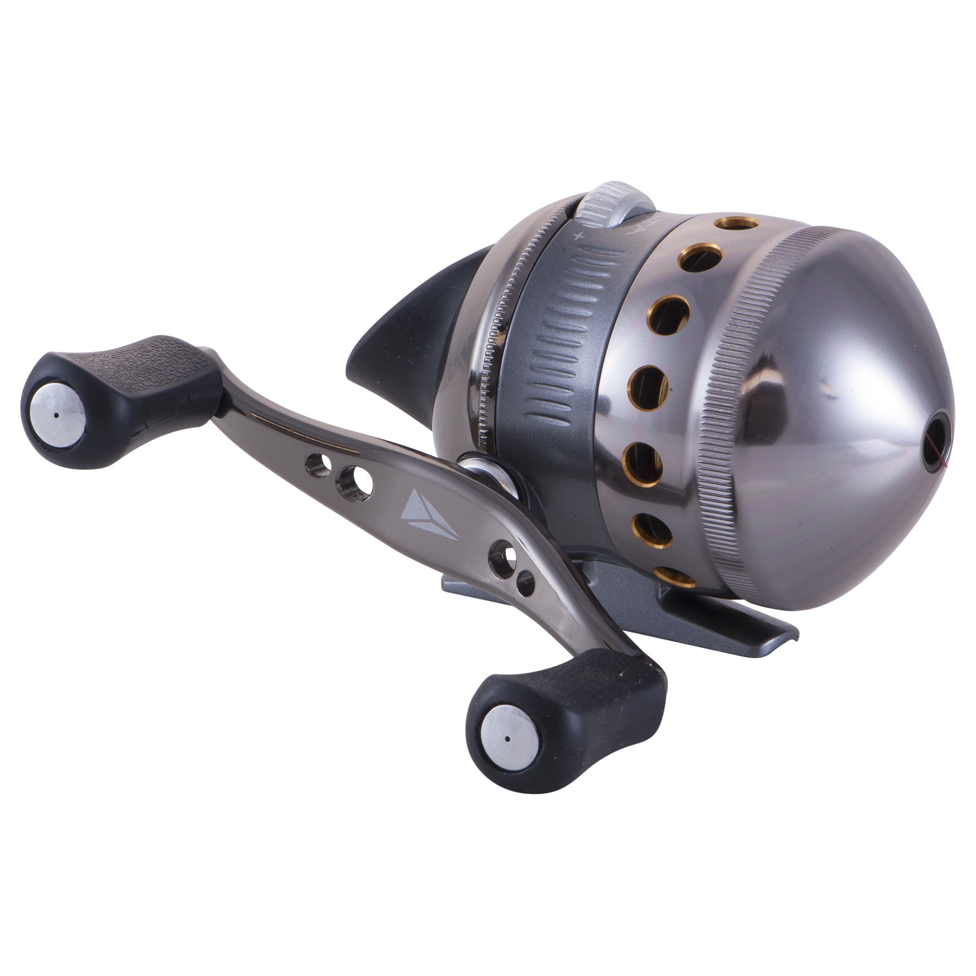 Aluminum Delta Zebco Silver Spincast 10-Pound with Pre-Spooled Size Changeable Fishing and Fishing Right- Front Reel, Reel, Zebco Line, Double Cover, or Anodized Retrieve, Left-Hand 30