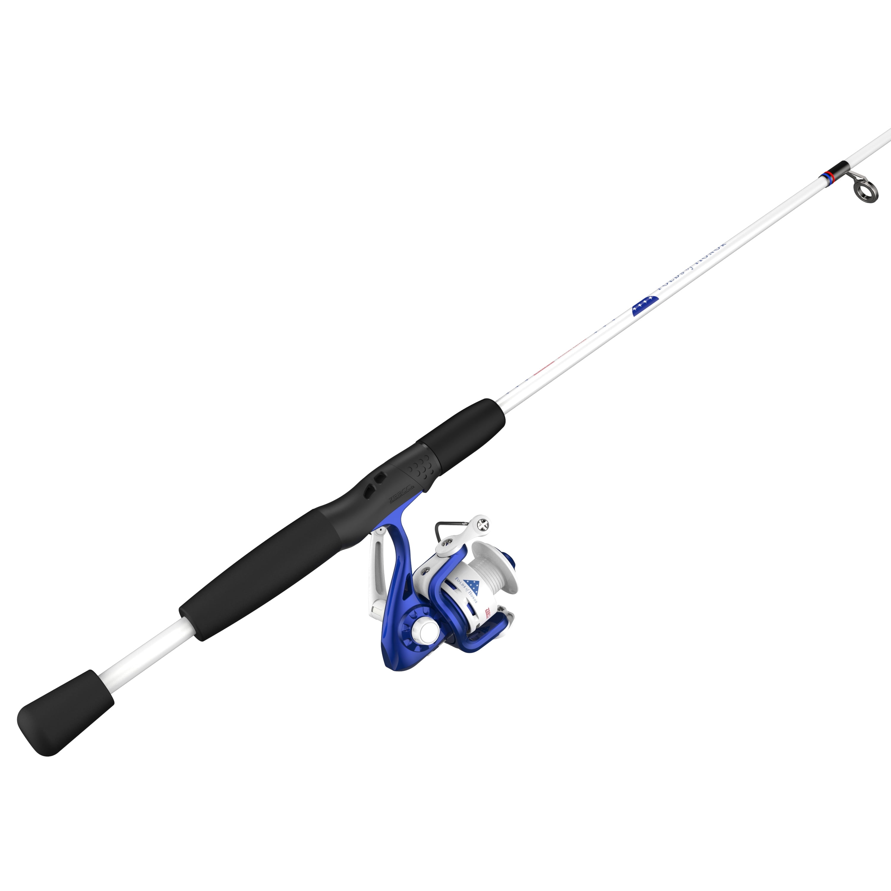 Zebco Folds of Honor Spinning Reel and Fishing Rod Combo, One