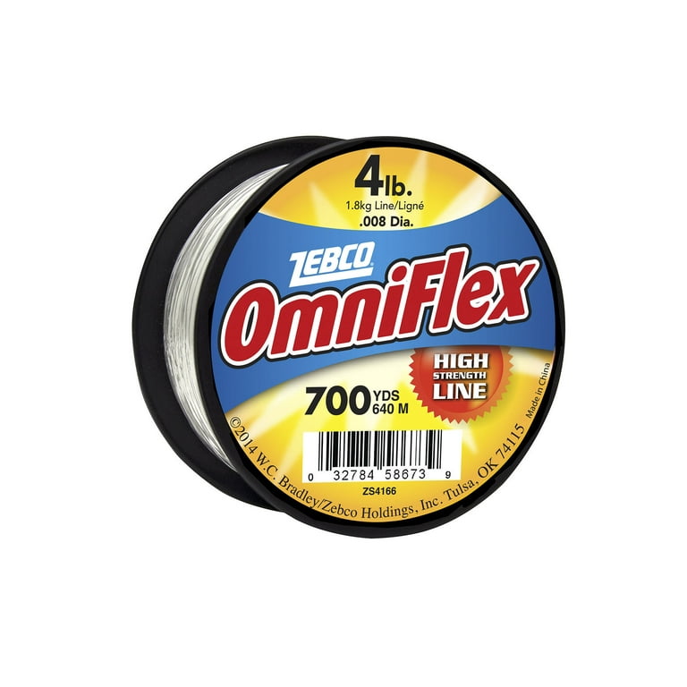Zebco Omniflex Monofilament Fishing Line 4 Pound Tested Walmart