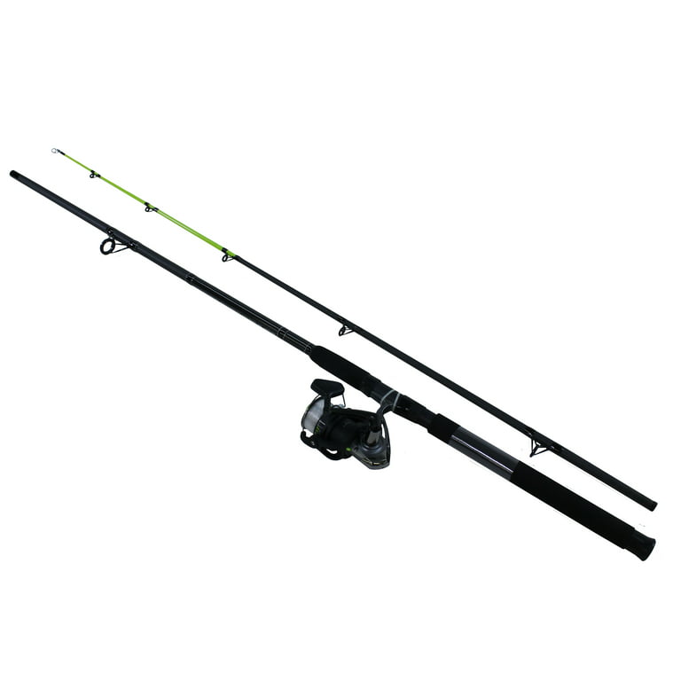 Zebco / Quantum Big Cat Spinning Combo 5.0:1 Gear Ratio, 10' Length, 2pc  Rod, 10-30 lb Line Rate, 1/4-3/4 oz Lure Rate