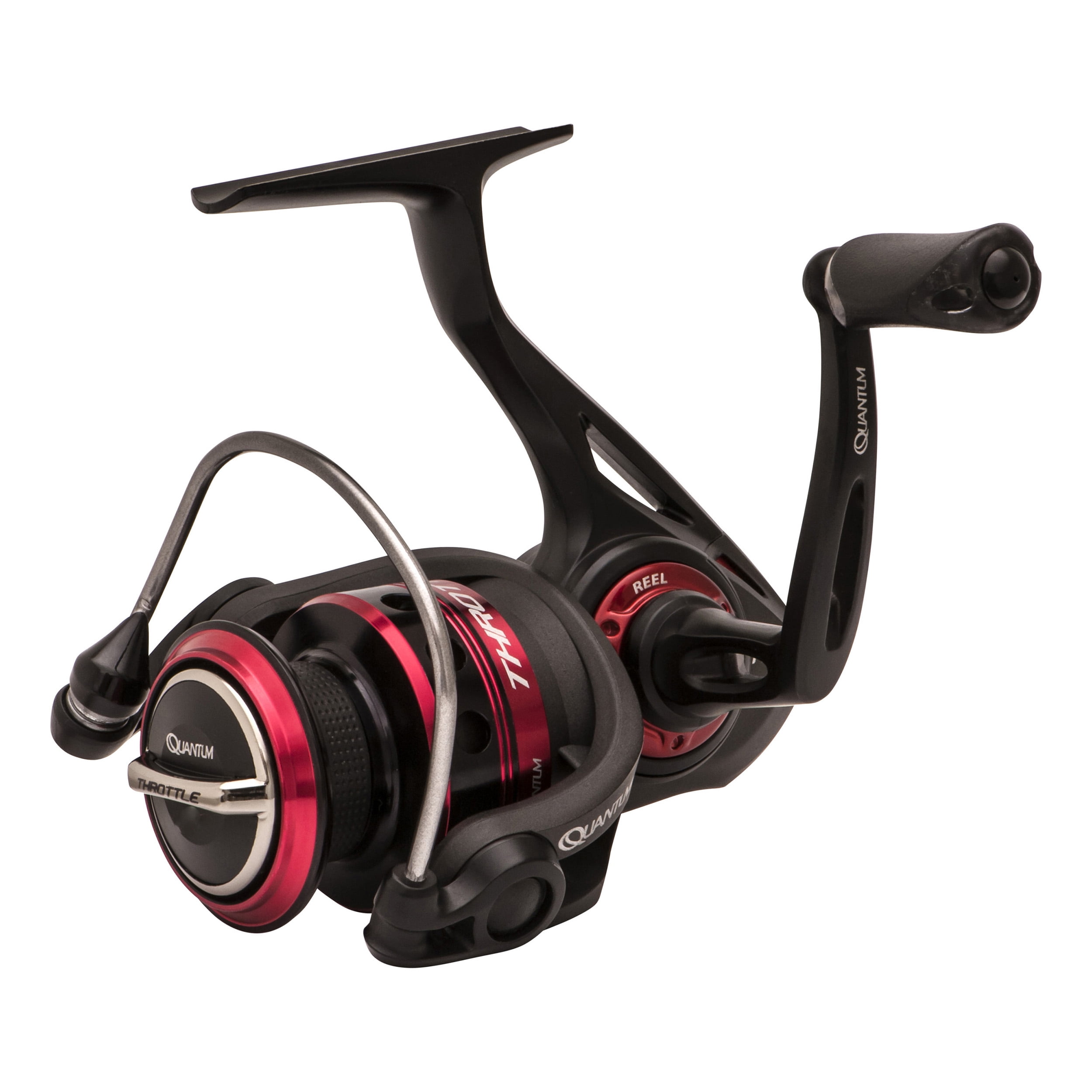 Zebco / Quantum Throttle Spinning Reel Size: 40, 5.3:1 Gear Ratio, 35  Retrieve Rate, 11 Bearings, Left Hand, Boxed