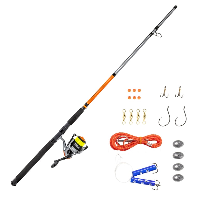 catfish spinning combos Zebco Ready Tackle Catfish 60sz 8 ft Spinning Combo