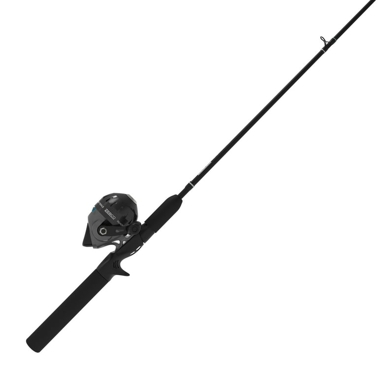 Zebco Ready Tackle Spincast Reel and Fishing Rod Combo, 5-Foot 6-Inch  2-Piece Fishing Pole, Size 30 Reel, Right-Hand Retrieve, Pre-spooled with