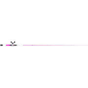 Zebco Roam Baitcast Reel and Fishing Rod Combo, 6-Foot 6-Inch 2-piece Rod, Size 100 Reel, Left-Hand Retrieve, Pink