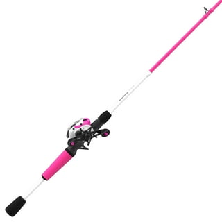 Ilure Pink Fishing Rod 6''/6''6Travel Women Girls Birthday Gifts