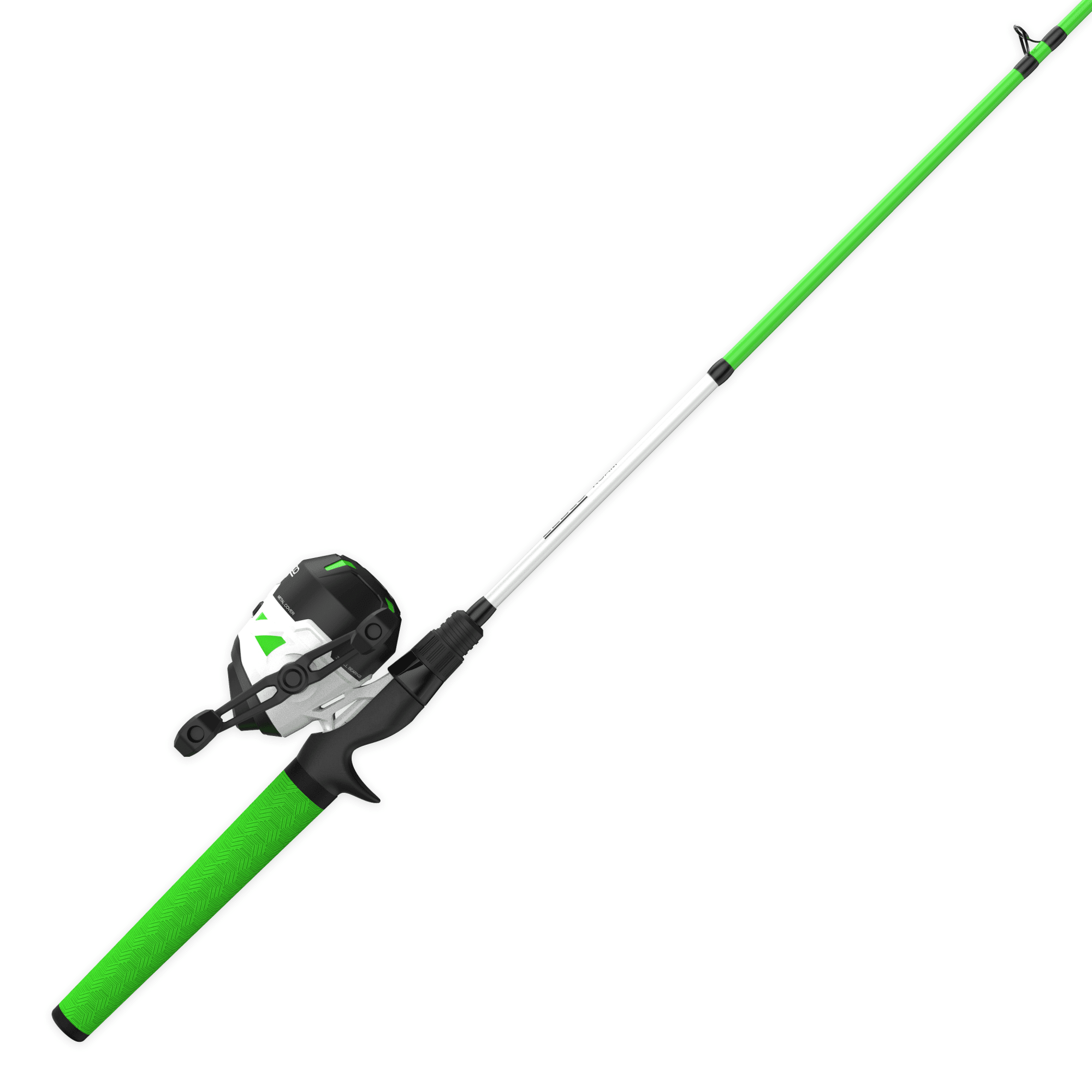 Zebco Roam Spincast Reel and Fishing Rod Combo, 6-Foot 2-Piece Fiberglass  Fishing Pole with ComfortGrip Handle, QuickSet Anti-Reverse Fishing Reel