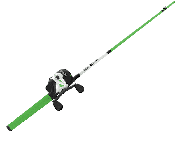 Zebco Roam Spincast Reel & 6-Foot Fishing Rod Combo, Size 30 Reel