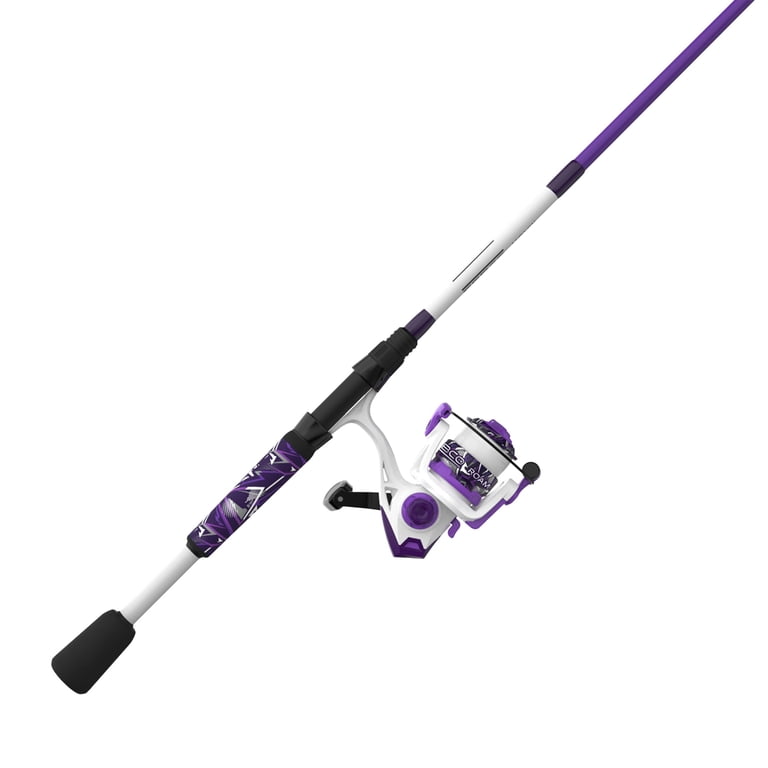 Zebco Roam Spinning Reel and Fishing Rod Combo, 6-Foot 2-Piece Fiberglass  Fishing Pole, Split ComfortGrip Handle, Soft-Touch Handle Knob, Size 20 ...
