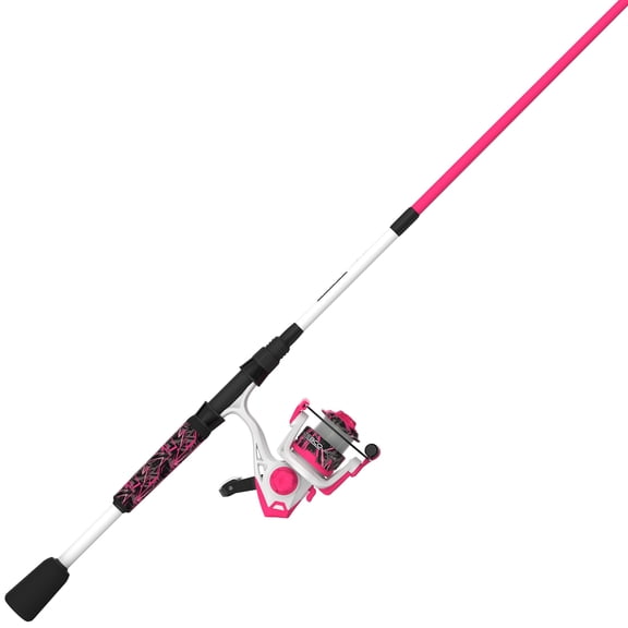 Zebco Roam Spinning Reel and Fishing Rod Combo, 6-Foot 6-Inch 2-Piece Fiberglass Fishing Pole, Size 30 Reel