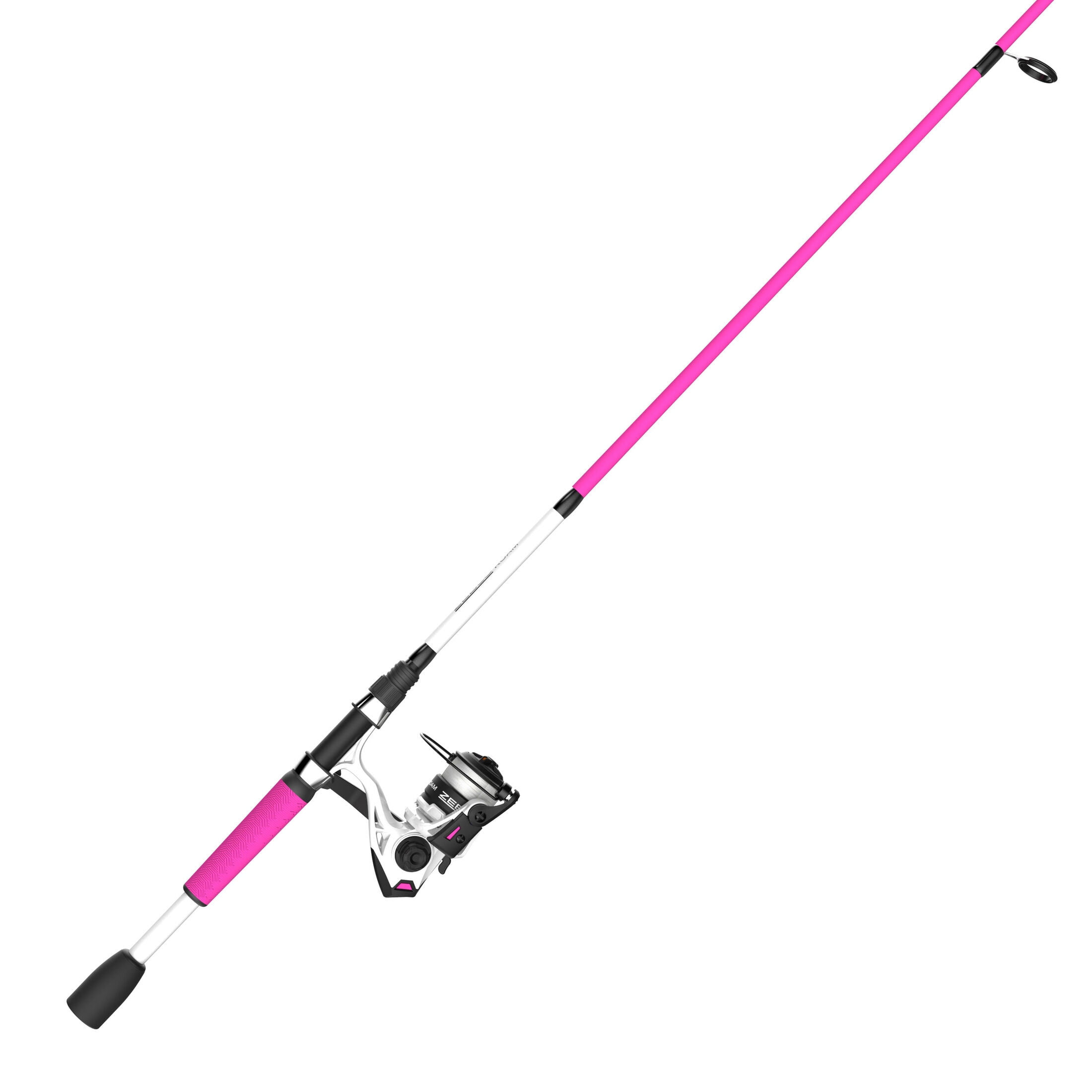 Zebco Roam Spinning Reel and Fishing Rod Combo, 6-Foot 6-Inch Rod, Size 30 Reel, Pink Zebco Roam Spinning Reel and Fishing Rod Combo, 6-Foot 6-Inch Rod, Size 30 Reel, Pink