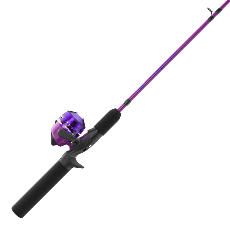 Zebco Splash Jr. Fishing Rod and Reel Combo, 4' Pole, Pink, Ages 6