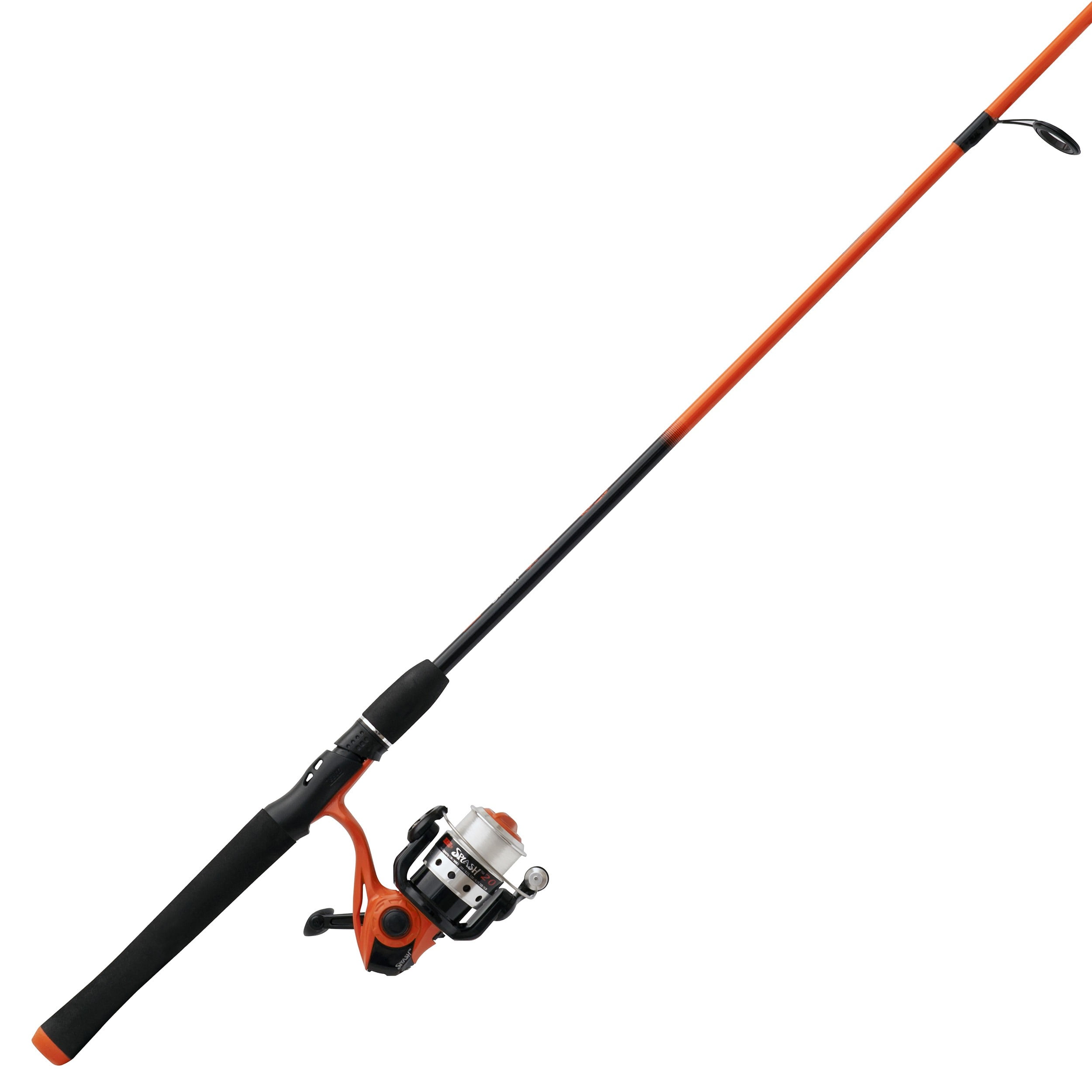 Zebco Splash Spinning Reel and Fishing Rod Combo, 6-Foot 2-Piece