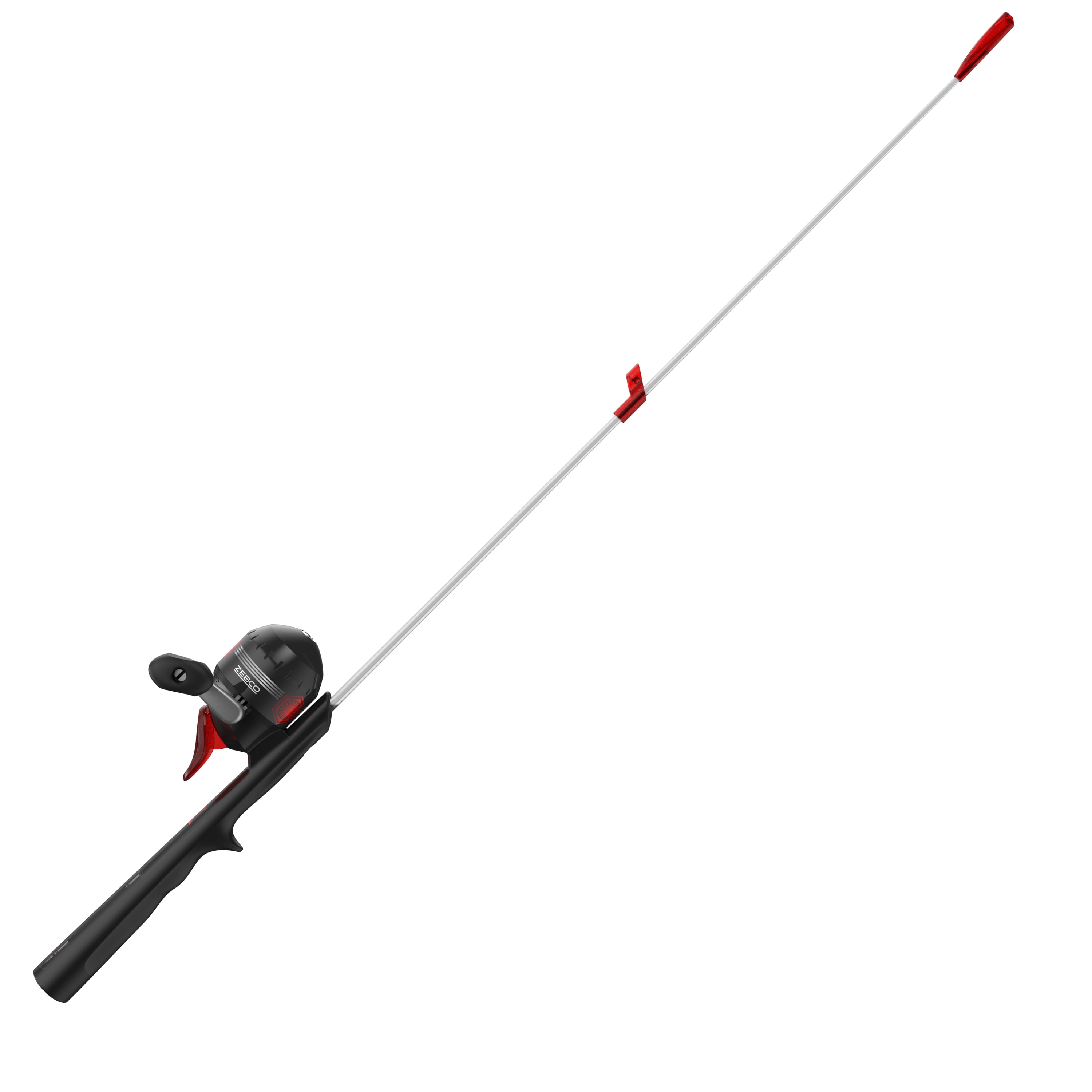 Zebco Star Wars Rey Kids Spincast Reel and Light-Up Fishing Rod Combo,  29-Inch Lighted Rod, QuickSet Anti-Reverse Fishing Reel 