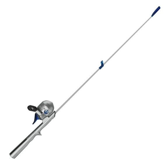Zebco Star Wars Rey Kids Spincast Reel and Light-Up Fishing Rod Combo, 29-Inch Lighted Rod, QuickSet Anti-Reverse Fishing Reel
