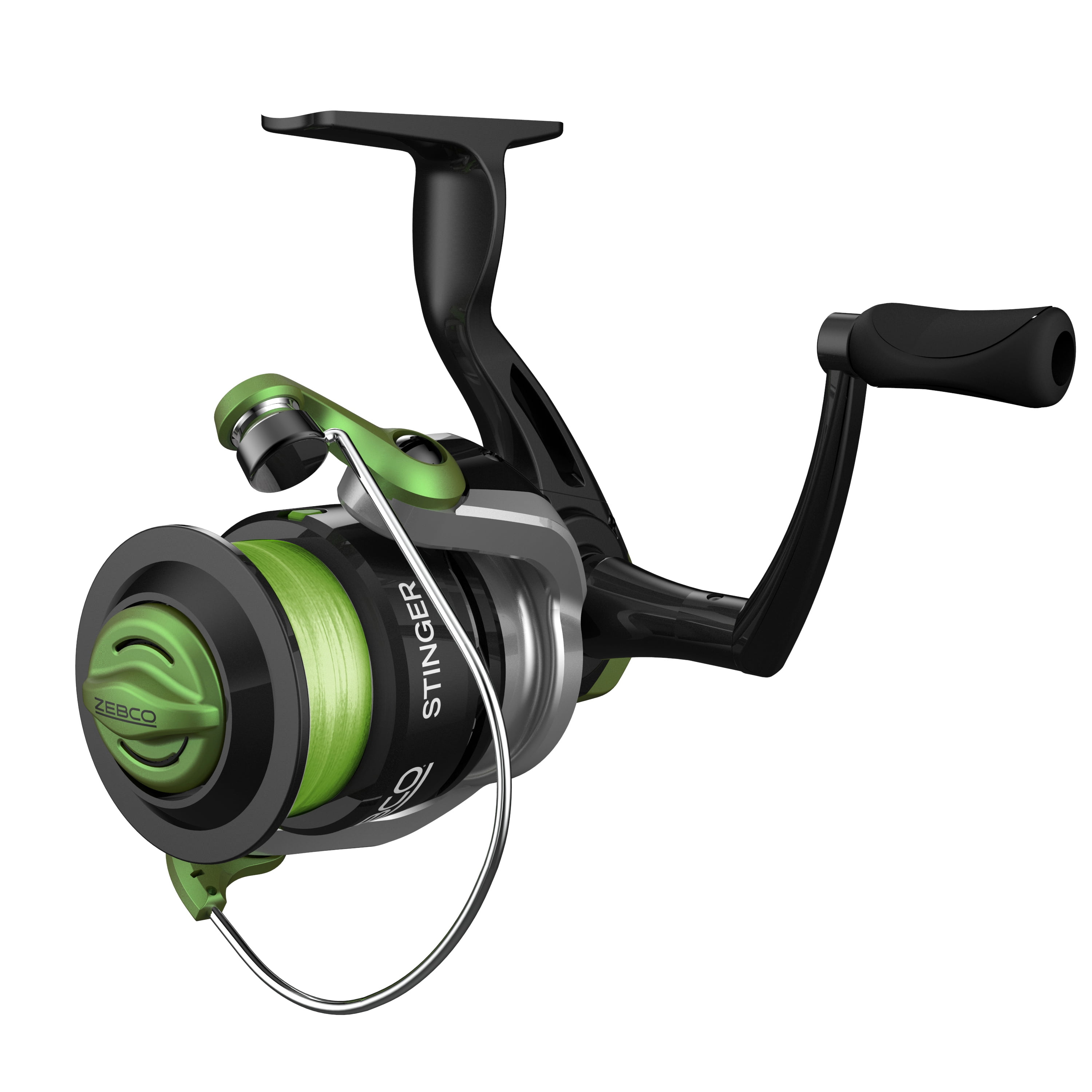  Zebco 202 Spincast Fishing Reel, Size 30 Reel, Right-Hand  Retrieve, Durable All-Metal Gears, Stainless Steel Pick-up Pin, Pre-Spooled  with 10-Pound Zebco Fishing Line, Black, Clam Packaging : Sports & Outdoors