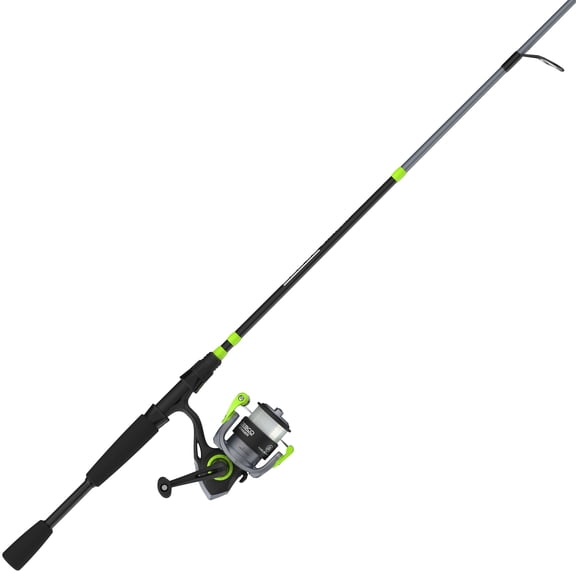 Zebco Stinger Spinning Reel and Fishing Rod Combo, 6-Foot 6-inch, 2-Piece Rod, Size 20 Reel