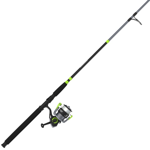 Zebco Stinger Spinning Reel and Fishing Rod Combo, 7-Foot, 2-Piece Rod, Size 50 Reel