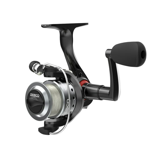 Zebco Verge Spinning Fishing Reel, Size 10 Reel, Pre-Spooled with 6-Pound Zebco Fishing Line (Clam Packaging)
