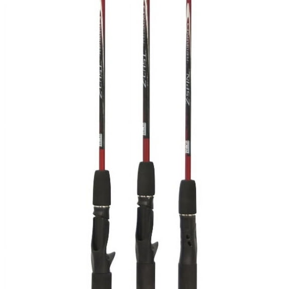 "Zebco ZCASTS602MA Medium 6' Z-Cast 2 Piece Spinning Fishing Rod"