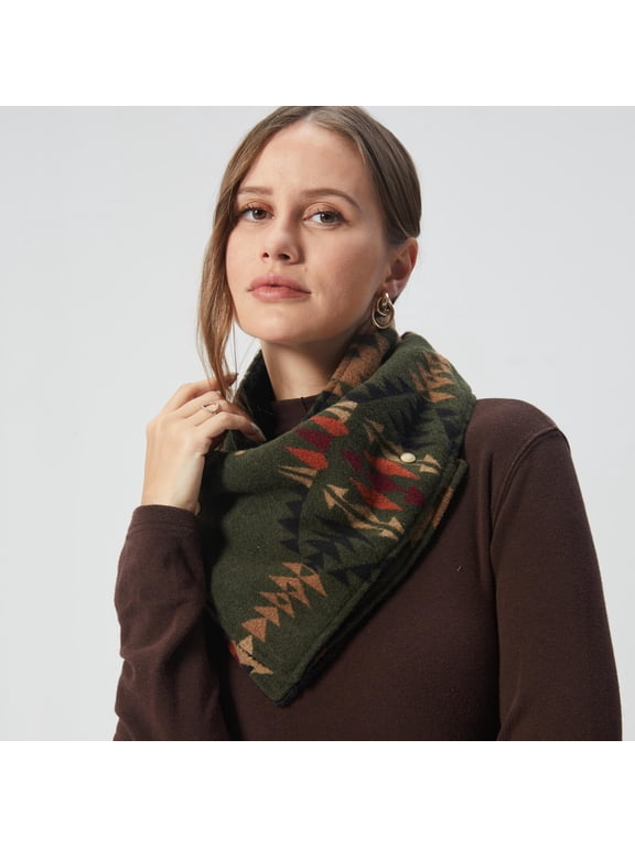 Western Scarf for Cowgirls Aztec Winter Warmth Scarf