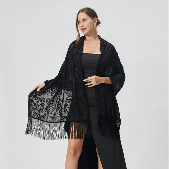 Zeblioso Women Velvet Scarfs Shawls and Wraps for Evening Dresses Wedding Shawl Wraps Bridal Scarve