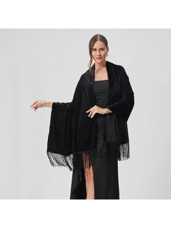 Women Velvet Scarfs Shawls and Wraps for Evening Dresses Wedding Shawl Wraps Bridal Scarve