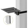 thumbnail image 1 of ZeboZap DIY Floating Shelf for Soundbars & Consoles | No Drill Pole Mount | Weatherproof | Black, 1 of 8