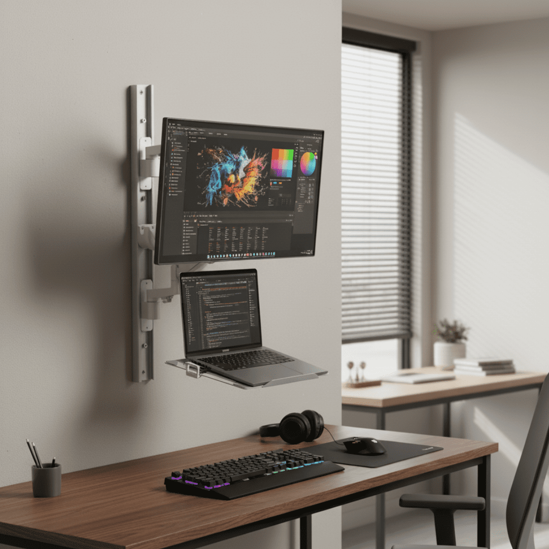 ZeboZap ZLTV8022 TV Mount with Laptop Wall Mount