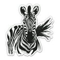 thumbnail image 1 of Zebra - 12" Vinyl Sticker Waterproof Decal, 1 of 1