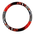 thumbnail image 1 of Zebra 14.5 Inch Printing PVC Leather Car Steering Wheel Cover Auto Accessories, 1 of 1