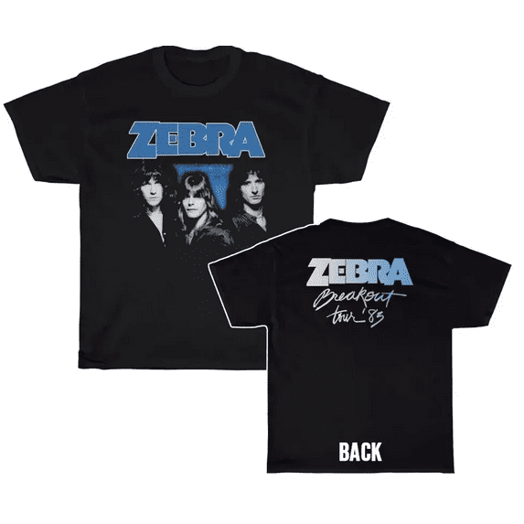 Zebra 1983 Breakout Tour For Fans Men Women