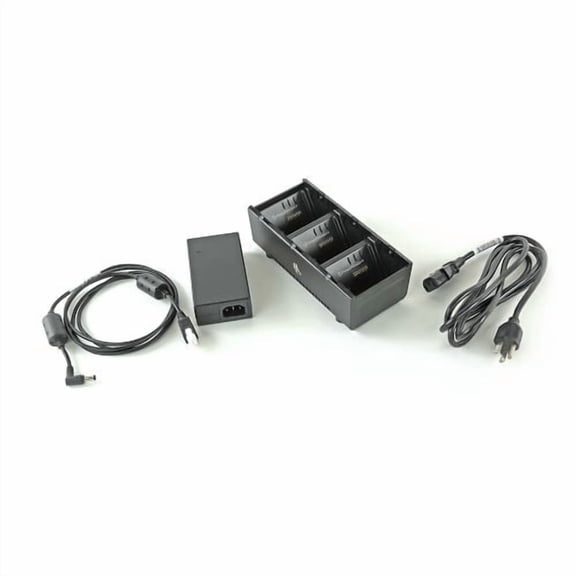 Zebra 3-Slot Battery Charger SAC-MPP-3BCHGUS1-01 for ZQ600 and ZQ500 Mobile Printers, Model SAC-MPP-3BCHGUS1-01