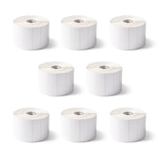 Zebra 3 x 1 in Thermal Transfer Polyester Labels Z-Ultimate 3000T Permanent Adhesive Shipping Labels - 1 in Core - 8 Rolls